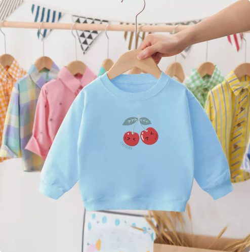 Mini Fashion™ - Sweter z wisienkami - Odzież dziecięca