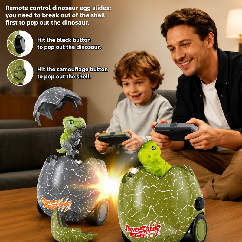 RoarPlay – Ekscytujące i interaktywne – Jajo dinozaura na zdalnym sterowaniu