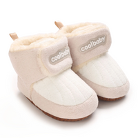 Thumbnail for TinyBoots – Przytulne i wygodne – pluszowe buciki dla niemowląt na zimę