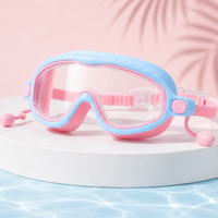 Thumbnail for AquaVision – Regulowana ochrona przed kondensacją i promieniowaniem UV – silikonowe okulary pływackie z zatyczkami do uszu
