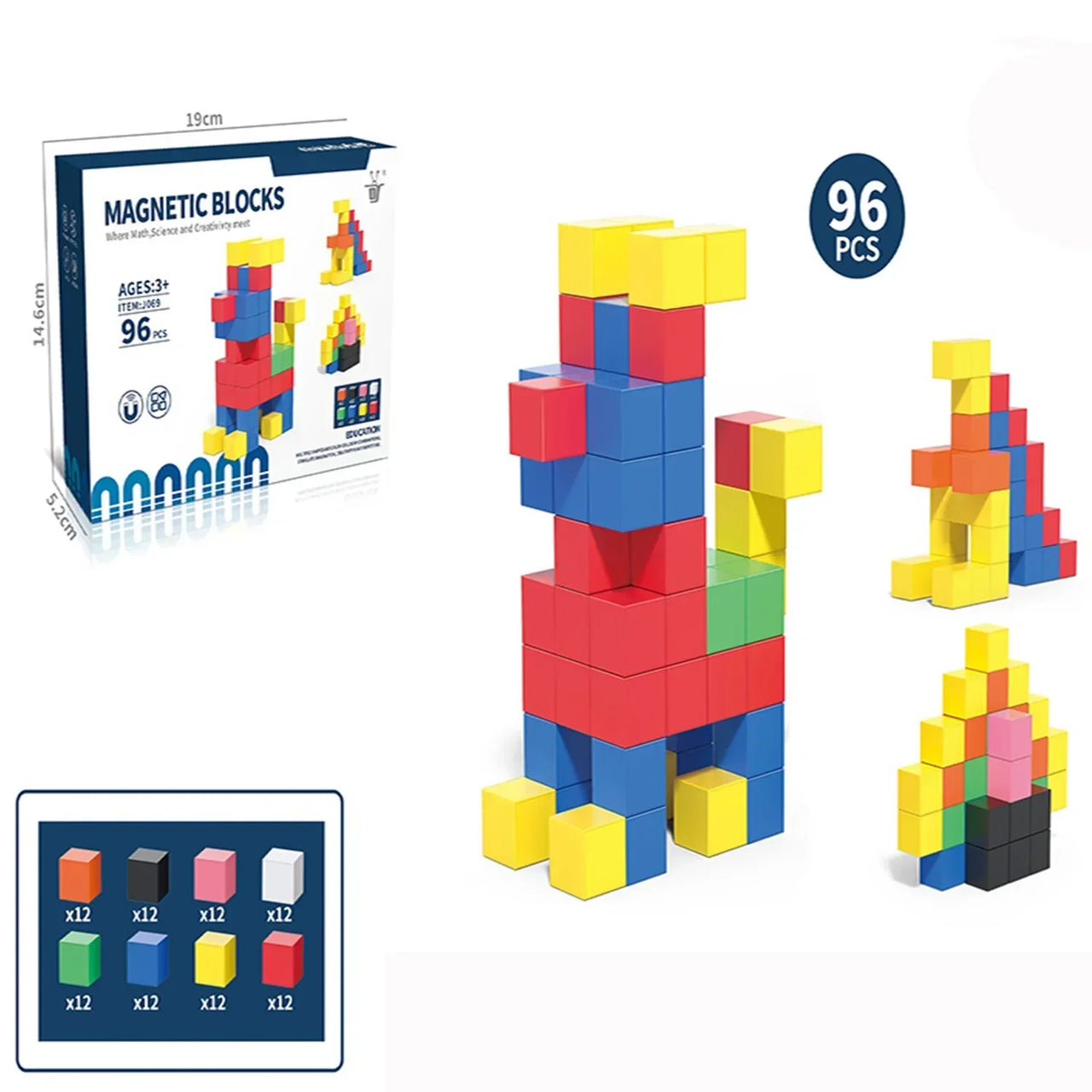 Magnet Toys – Nauka i budowanie – magnetyczne klocki konstrukcyjne