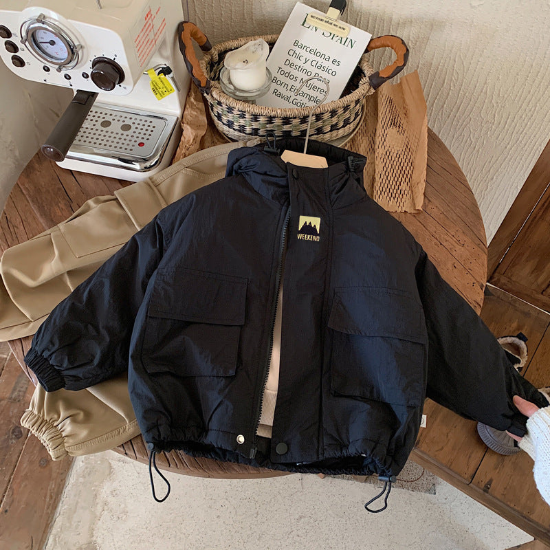 LiloWear – Wiatroodporna i wodoodporna – dziecięca kurtka wiatrochronna z kapturem