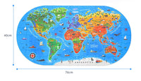 Thumbnail for GeoMap – Edukacyjne i zabawne – puzzle podłogowe z mapą świata