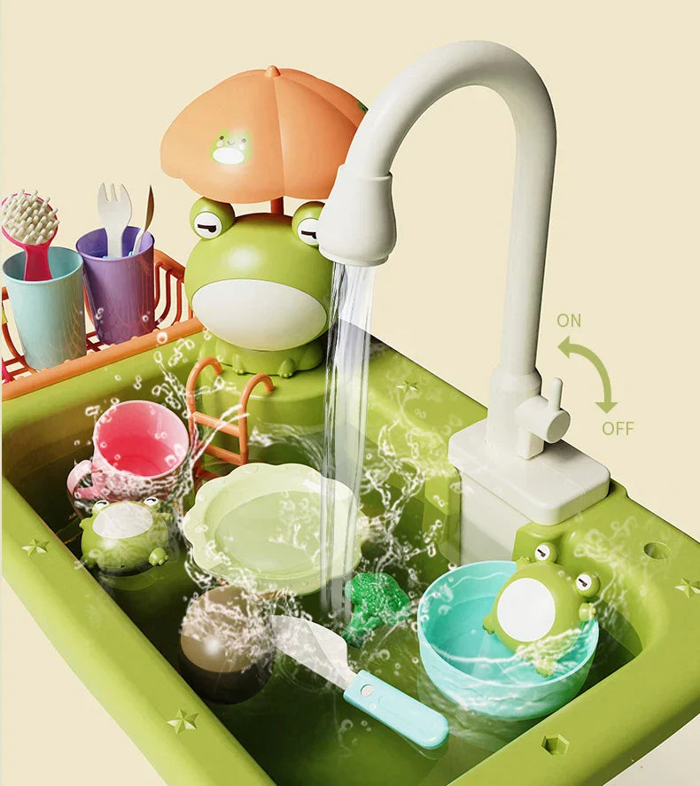 Children Kitchen – Zabawa i nauka w wodzie – Zlewozmywak 2 w 1