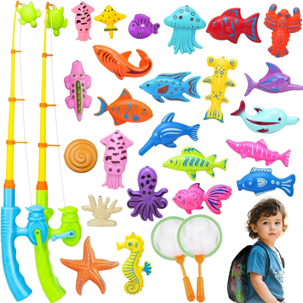 Fishing Game – Nauka i odkrywanie - Magnetyczna gra w rybki