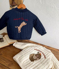 Thumbnail for WildCharm – Ciepła i wyjątkowa – pikowana kurtka dziecięca