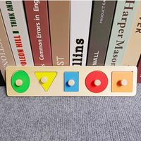 Thumbnail for Woods™ - Geometryczna drewniana układanka - Puzzle edukacyjne