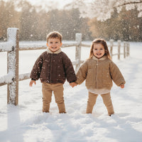 Thumbnail for LittleWanderer – Ciepła i stylowa – pikowana kurtka dziecięca