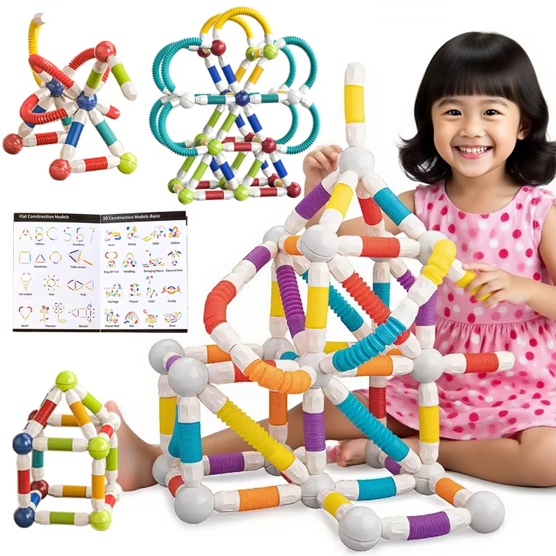 Magnetic Sticks - Niekończące się budowanie - elastyczne patyczki magnetyczne