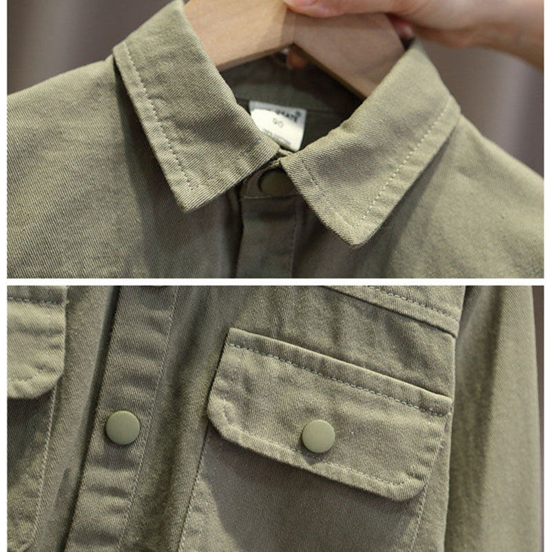 LittleExplorer – Wygodne i stylowe – zestaw spodni i koszuli dla dzieci