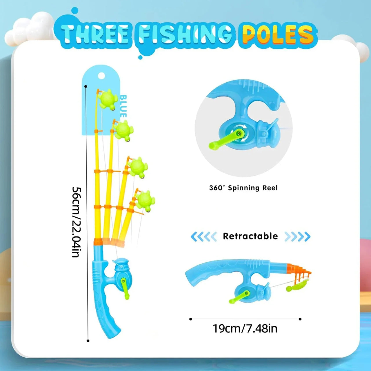 Fishing Game – Nauka i odkrywanie - Magnetyczna gra w rybki