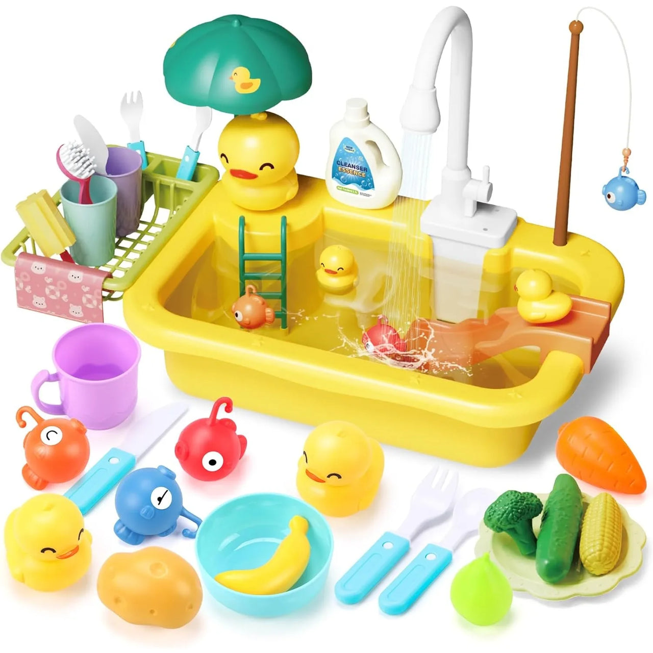 Children Kitchen – Zabawa i nauka w wodzie – Zlewozmywak 2 w 1