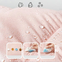 Thumbnail for CuddleCoat  – Gruba pikowana kurtka z kapturem z futrem