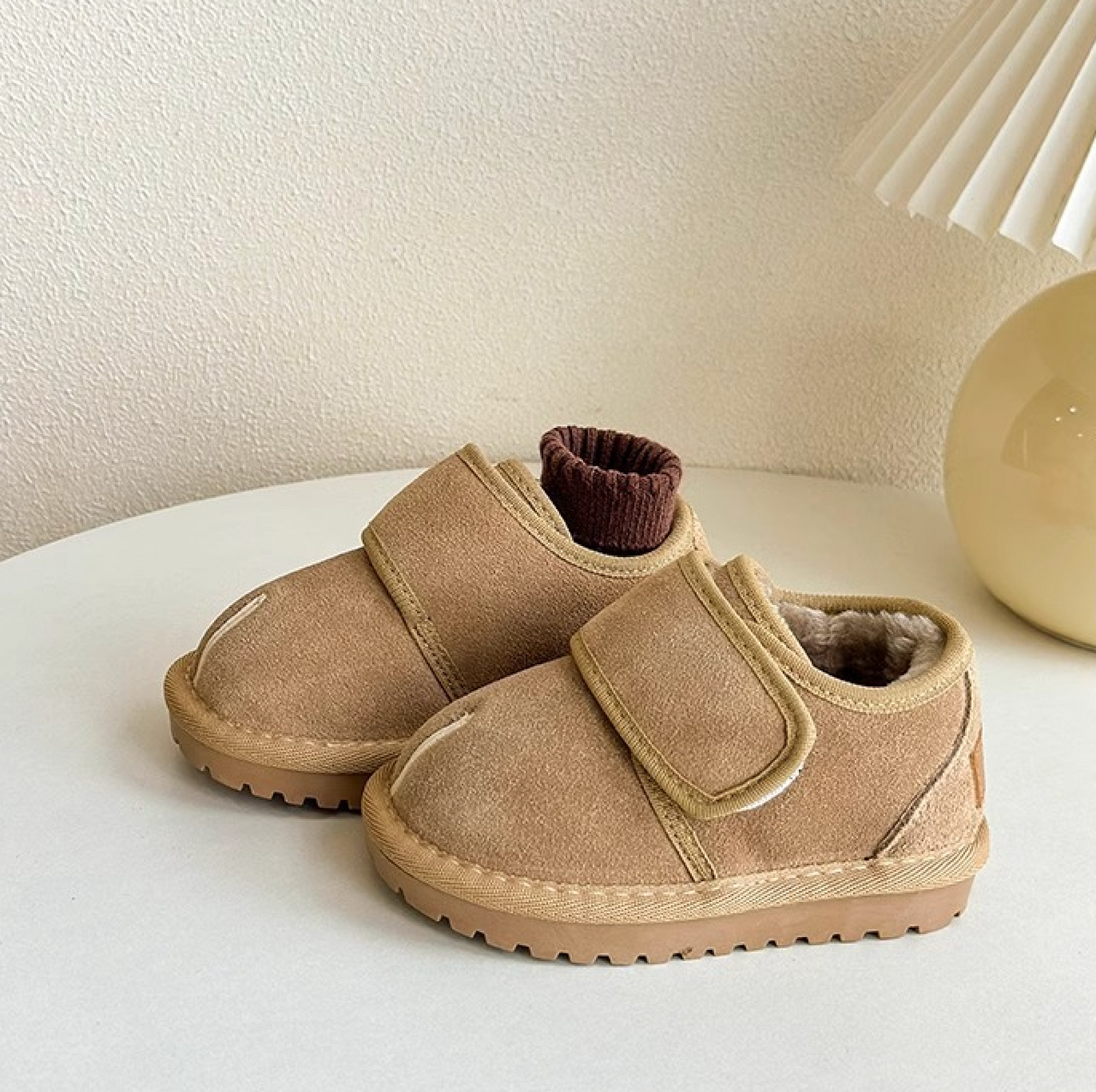 CozyStep Kids – Ciepłe i niezależne – buty z rzepami Djamena