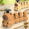 Capybara Train Toy – Zabawne i urocze – Ruchliwy pociąg