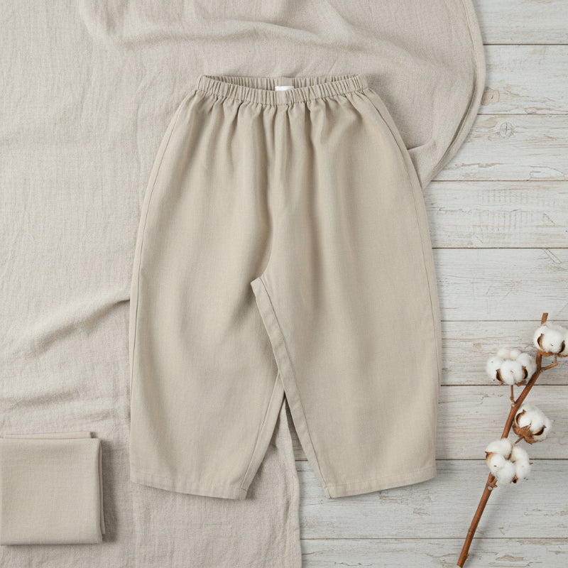 Plaid Cotton Pants – Lekkie i przewiewne – spodnie w stylu balonowym/haremowym