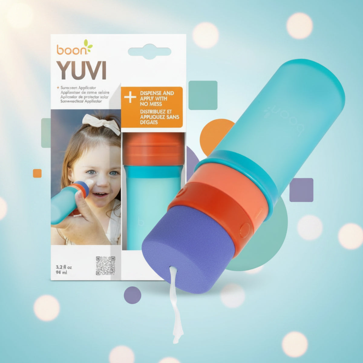 SunnyKids – Przyjazny dla dzieci i bezpieczny – aplikator do kremu przeciwsłonecznego z możliwością ponownego napełnienia