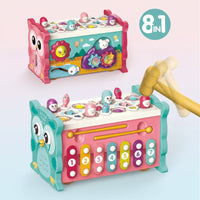 Thumbnail for Montessori Hammering Toy – Motoryka i nauka – zestaw zabawowy 8 w 1