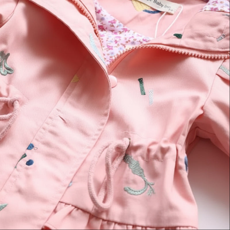 Girls Windbreaker Jacket – Lekka i stylowa – kurtka dziecięca