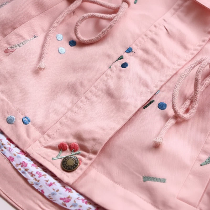 Girls Windbreaker Jacket – Lekka i stylowa – kurtka dziecięca