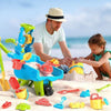 BeachFun – Odkrywanie i zabawa – zestaw do piasku i plaży z taczką