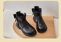 Thumbnail for Mini Fashion – Komfort i styl – skórzane botki
