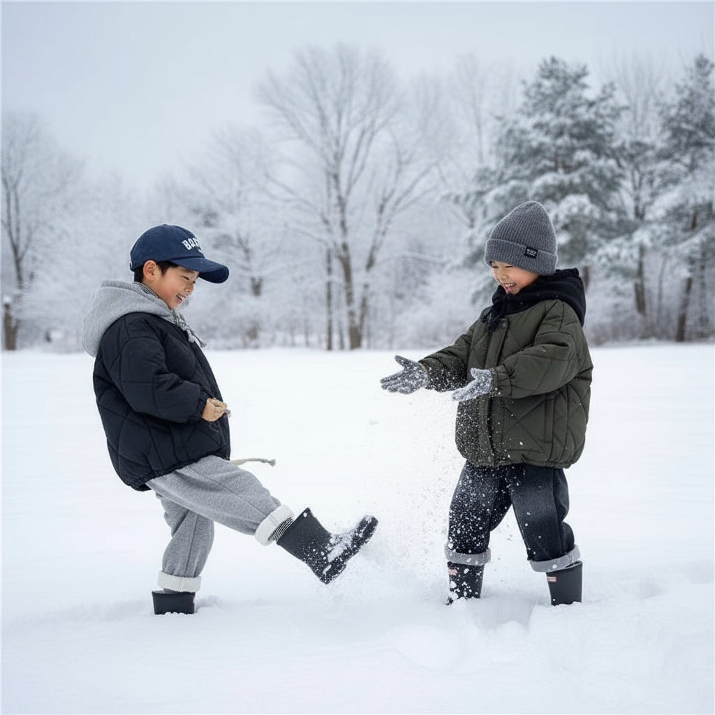 CozyShield – Ciepła i wytrzymała – pikowana kurtka z kapturem