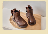 Thumbnail for Mini Fashion – Komfort i styl – skórzane botki