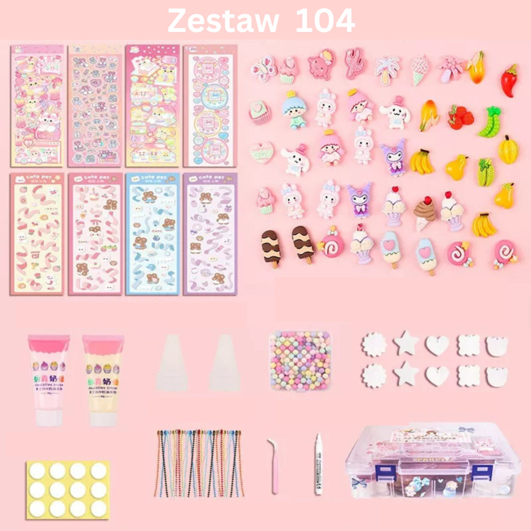 Cute Cartoon Sticker Set™ - Zestaw naklejek 3D - Rozwój kreatywności