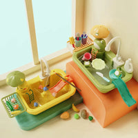 Thumbnail for Children Kitchen – Zabawa i nauka w wodzie – Zlewozmywak 2 w 1