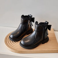 Thumbnail for Mini Fashion – Komfort i styl – skórzane botki