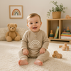 SnuggleHue – Miękkie i wygodne – tęczowe body dla niemowląt