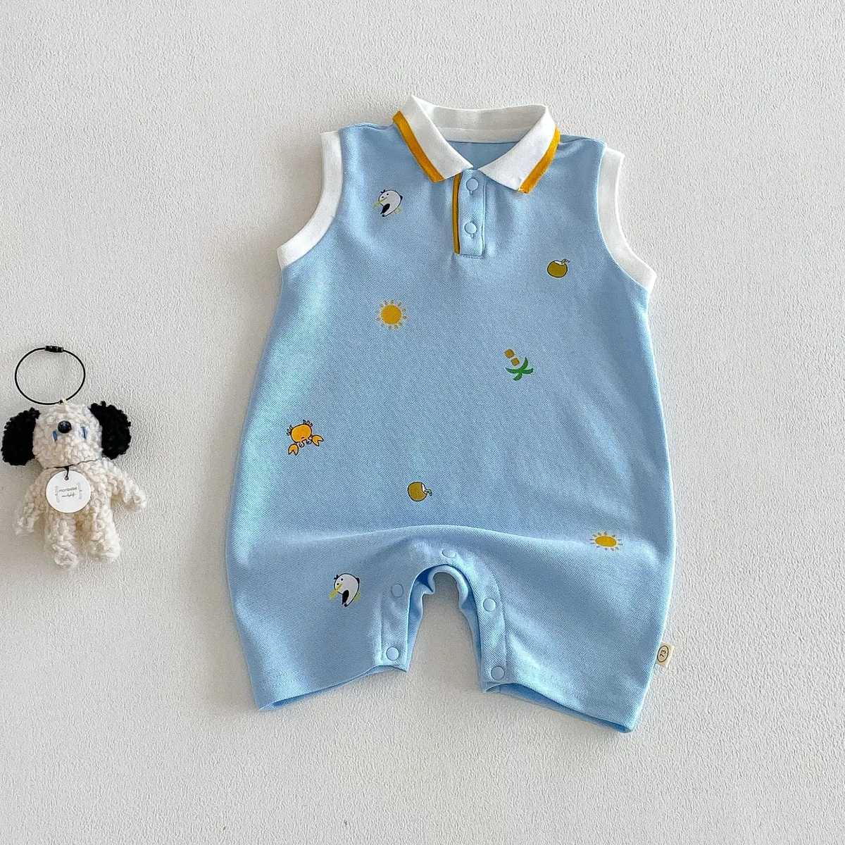 SunnyBaby – Wygodny i uroczy – body typu polo dla niemowląt