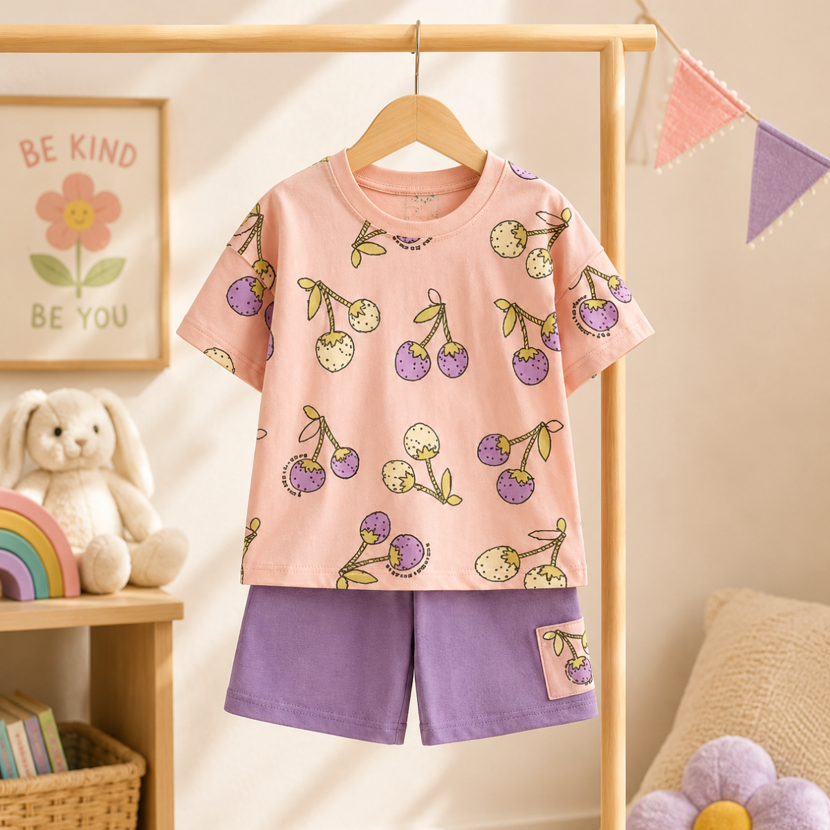 SunnyBloom – Zomer & Schattig – Dopasowany zestaw letni