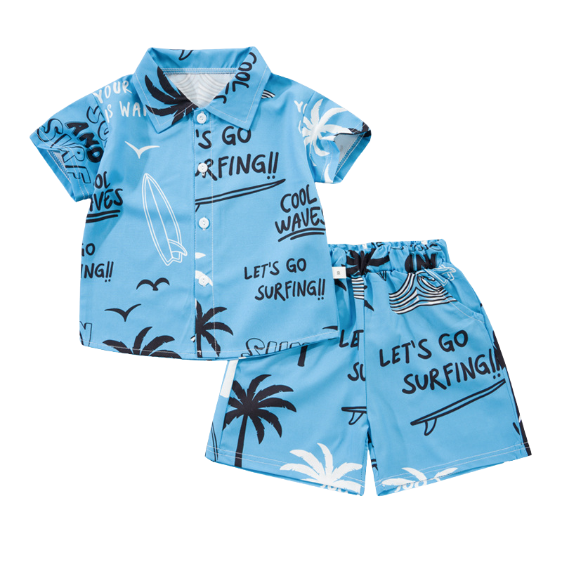Mini Fashion™ - Świeżość i radość - Kwiatowy zestaw dla chłopców