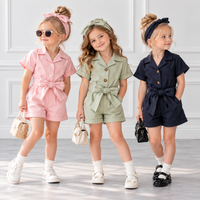 Thumbnail for LittleLady – Elegancja i trendy – Kombinezon z wiązaniem w talii
