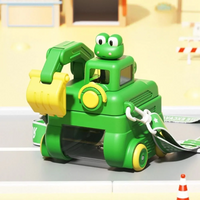 Thumbnail for TinyExcavators – Wyjątkowa i funkcjonalna – butelka na wodę w kształcie koparki z słomką