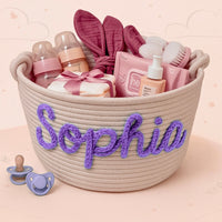 Thumbnail for CuddleBasket – Urocze i osobiste – spersonalizowany kosz na pieluchy