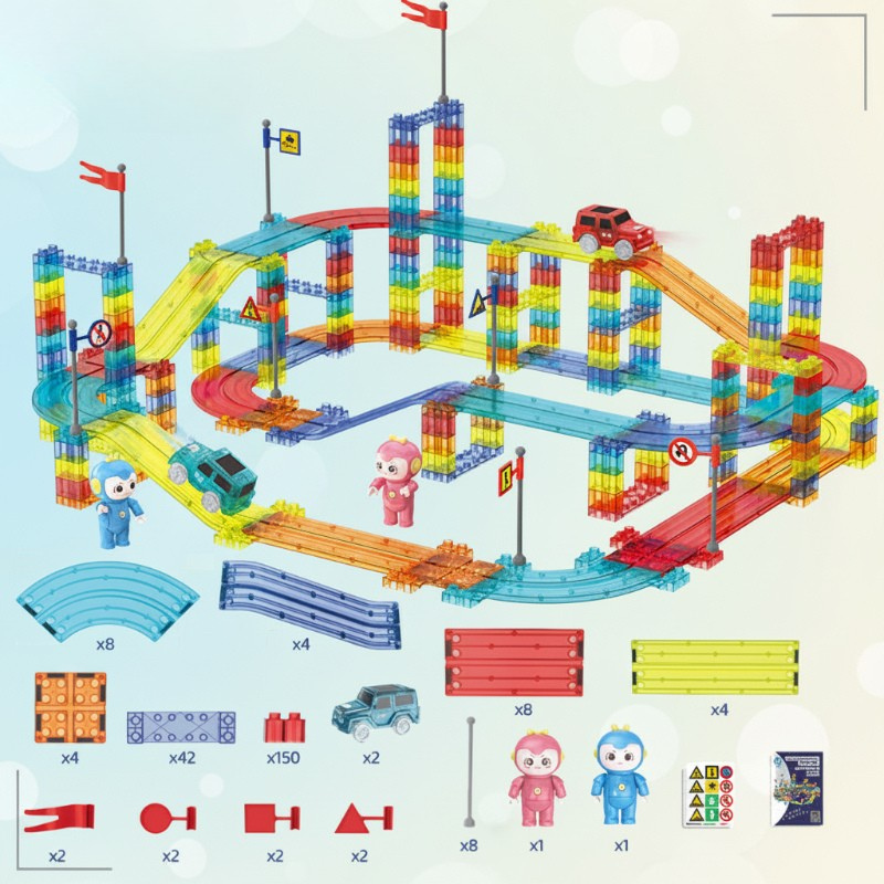 SmartTrack – Buduj i baw się – magnetyczne kreatywne drogi