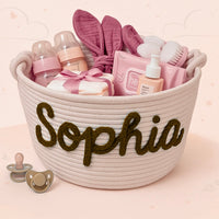 Thumbnail for CuddleBasket – Urocze i osobiste – spersonalizowany kosz na pieluchy