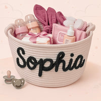 Thumbnail for CuddleBasket – Urocze i osobiste – spersonalizowany kosz na pieluchy