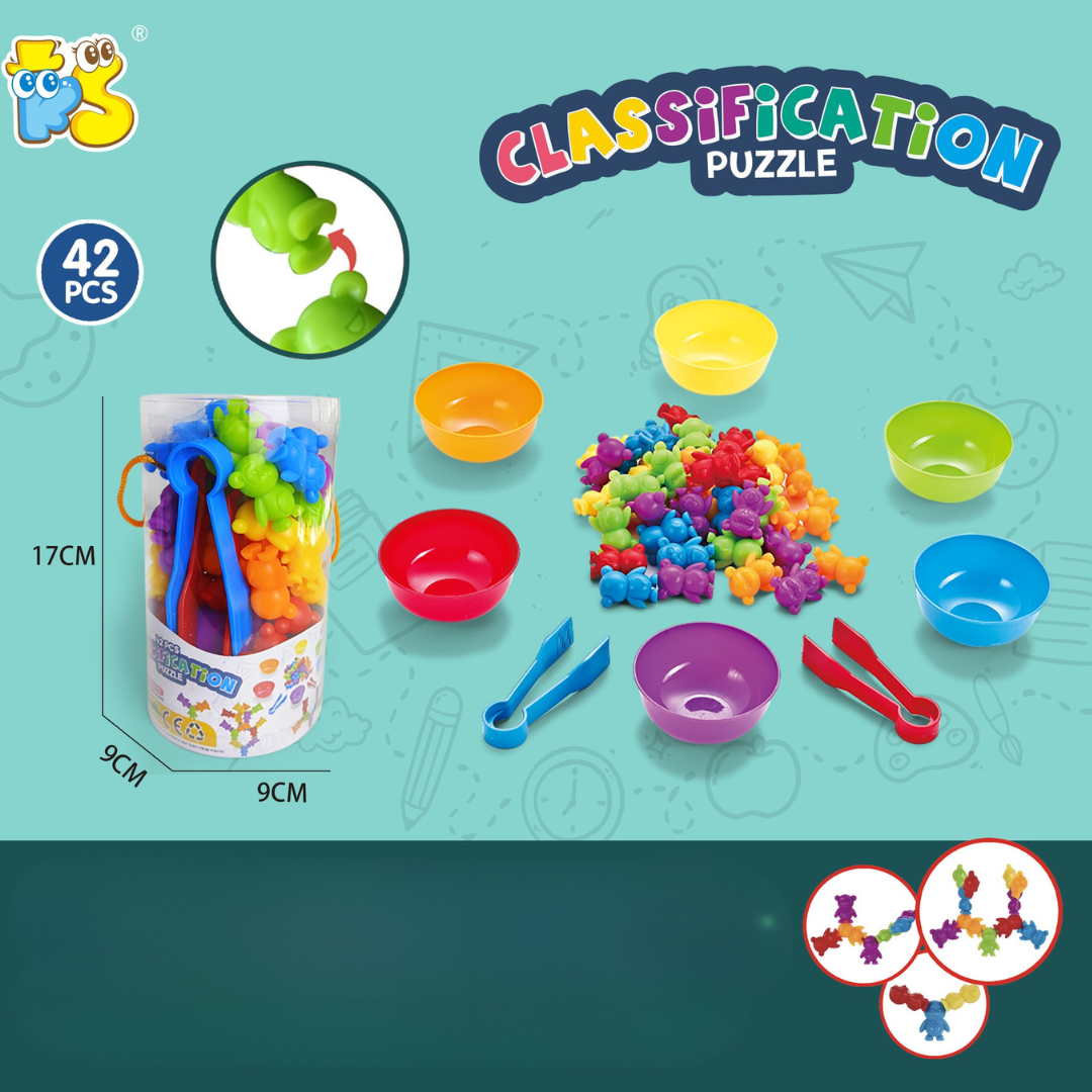 Rainbow Teddy Bears Toys™ - Edukacyjne i kreatywne - tęczowe misie do liczenia