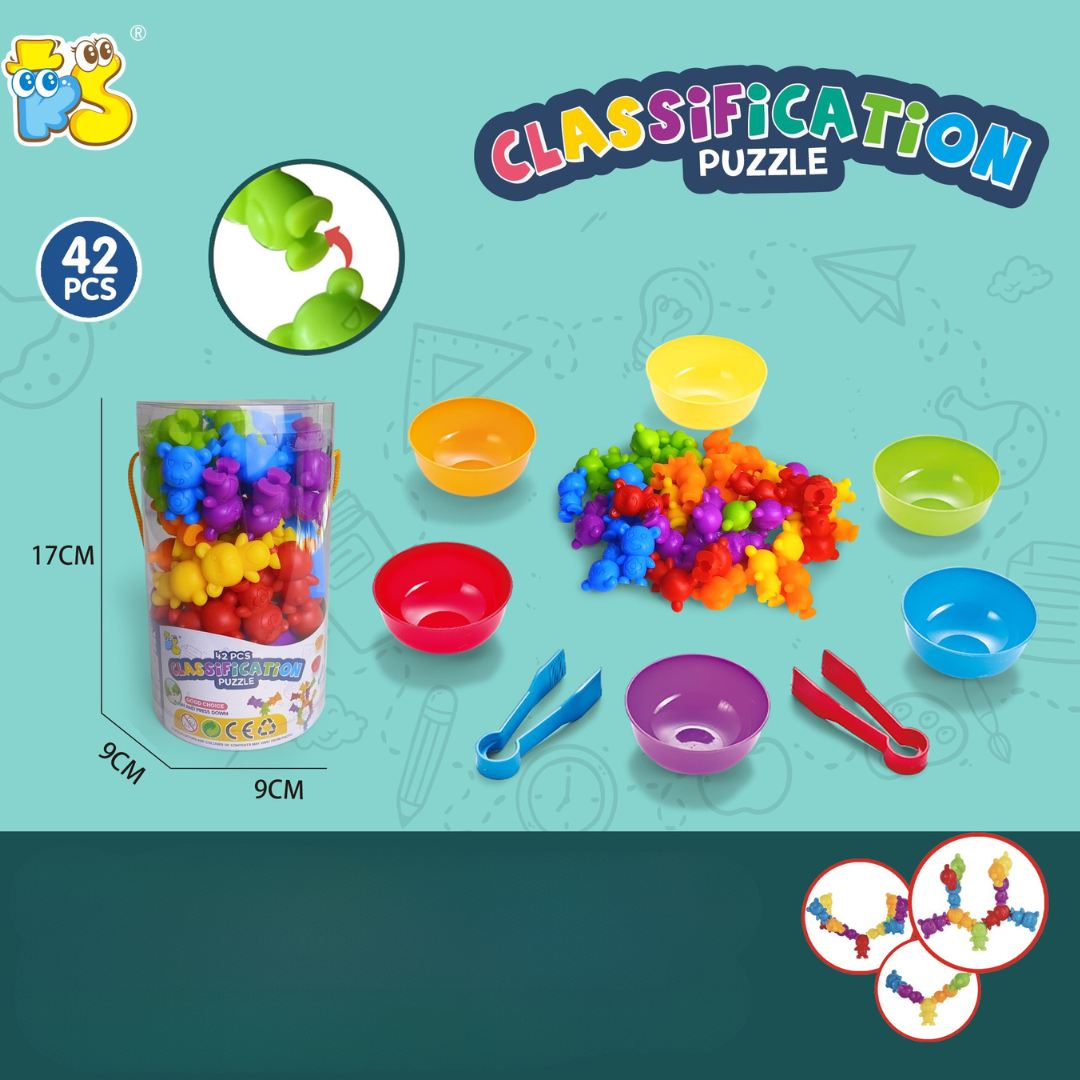 Rainbow Teddy Bears Toys™ - Edukacyjne i kreatywne - tęczowe misie do liczenia