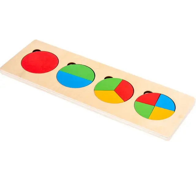 Woods™ - Geometryczne puzzle Montessori - Układanka dla maluchów