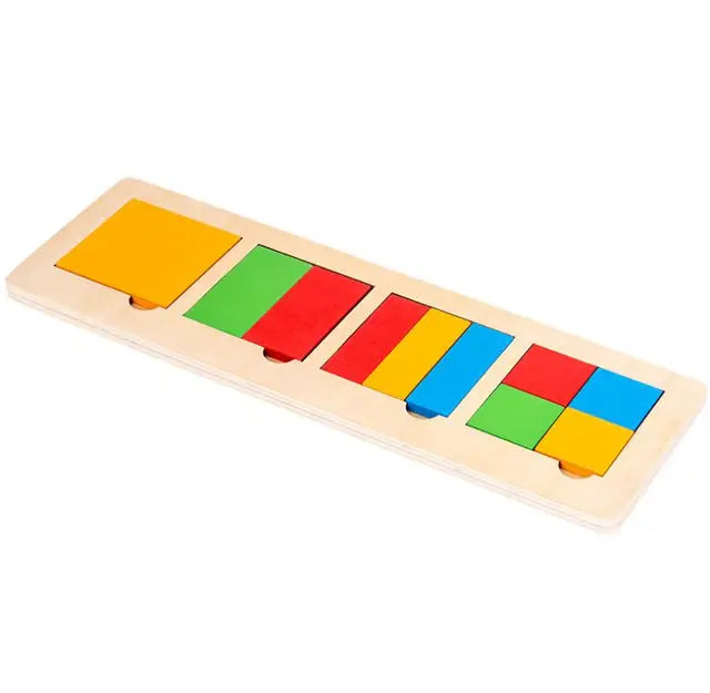 Woods™ - Geometryczne puzzle Montessori - Układanka dla maluchów