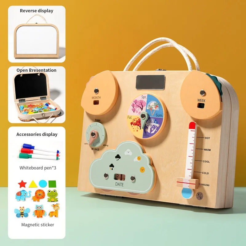 Skill Board™ - Walizka sensoryczna - Edukacyjne zabawki Montessori