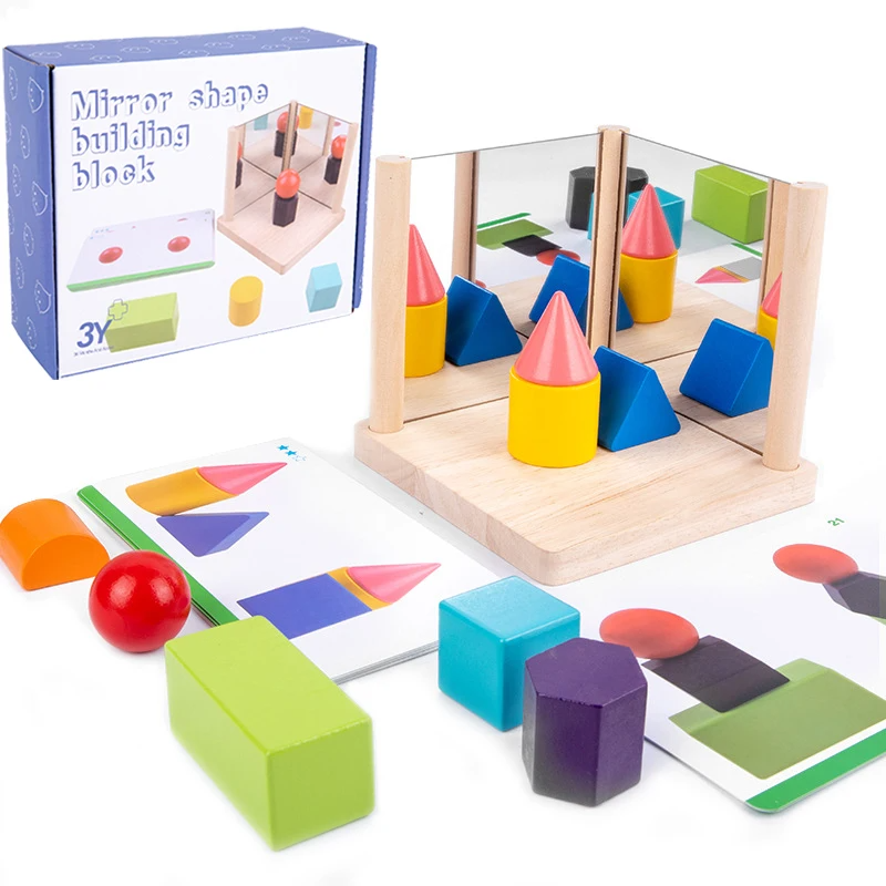 Reflection Play™ – Lustrzane odbicie i nauka - klocki logiczne z lustrem