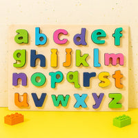 Thumbnail for AlphaBlocks – Drewniane i edukacyjne – puzzle z literami 3D