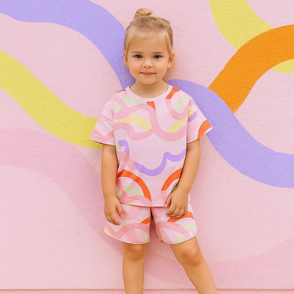 SunnyBloom – Zomer & Schattig – Dopasowany zestaw letni