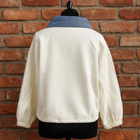 Thumbnail for FashionKids – Stylowe i zabawne – koszulka polo z denimowym kołnierzem